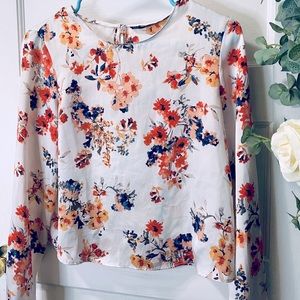Zara floral women’s blouse